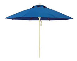 QUICK SHIP - 9' Commercial Aluminum & Fiberglass Market Outdura Umbrella w/ Pulley