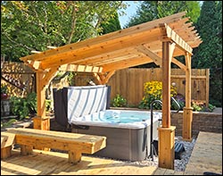 Red Cedar Santa Barbara Pergola