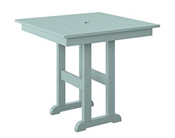 Poly Lumber Bayside 33" Square Table