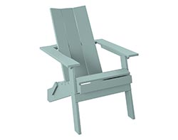 Poly Lumber Bayside Modern Folding Adirondack Chair