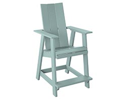 Poly Lumber Bayside Modern Balcony Chair