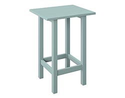 Poly Lumber Bayside Modern Balcony End Table