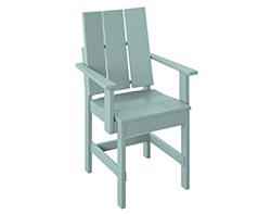 Poly Lumber Bayside Modern Dining Chair