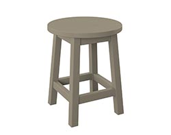 Poly Lumber Bayside Round Bar Stool
