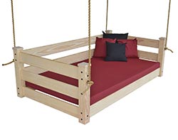 Southern Yellow Pine Modern Swingbed w/ Rope