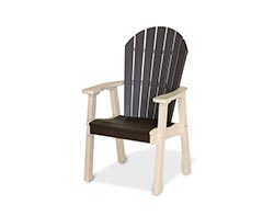 Poly Lumber Adirondack Dining Arm Chair