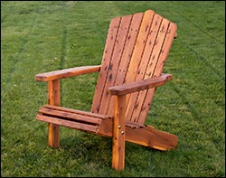 Eastern Red Cedar Adirondack Lounge Chair