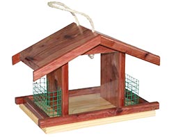 Red Cedar Suet Feeder