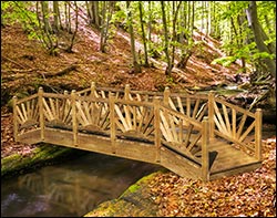 Treated Pine Sunrise Bridge