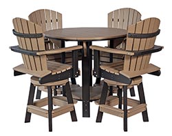 Poly Lumber 5 Pc. Bar Height Patio Set