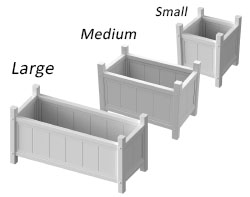 Vinyl Planter Box