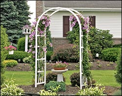 Vinyl Two Hoop Arbor