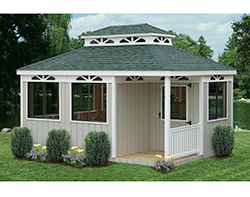 SmartSide Double Roof Rectangle Cabanas