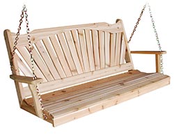 Red Cedar Fanback Swing