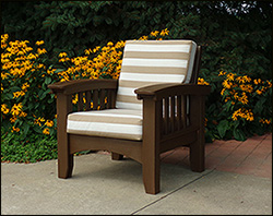 Cypress Mission Chair w/Sunbrella Cushions