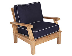 Teak Port Chair w/ Cushions