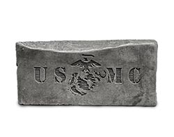 Concrete Marine Corps Long Patriotic Stone