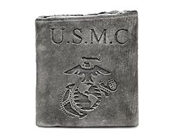 Concrete Marine Corps Patriotic Stone