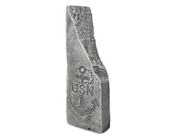 Concrete Navy Patriotic Stone