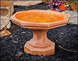 Concrete Octavia Birdbath
