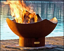 Carbon Steel Contemporary Fire Pit