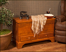 Cottage Cherry Chest w/Shaker Base