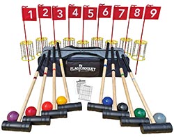 Flag Croquet Set