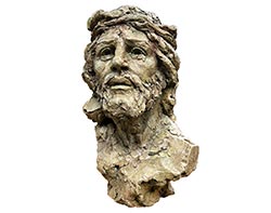 Decorative Crown of Thorns Christ Bust