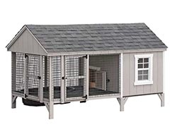 6 x 10 SmartSide Duck House with Small Pond