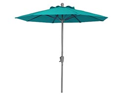 QUICK SHIP - 9' Octagon Commercial Outdura Market Umbrella w/Aluminum Pole, Fiberglass Ribs, Crank Lift and No Tilt