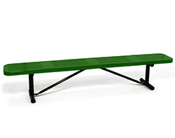Perforated Player's Garden Bench