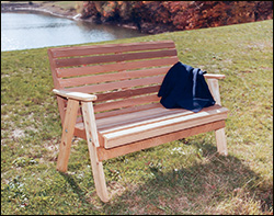Red Cedar American Classic Garden Bench