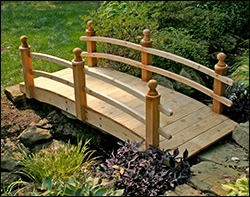 Red Cedar Camelot Double Rail Bridge