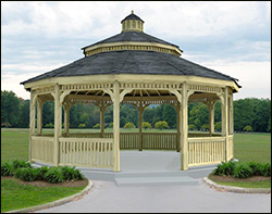 Treated Pine Double Roof Dodecagon Gazebos