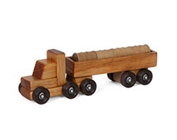 Small Toy Barrel Truck