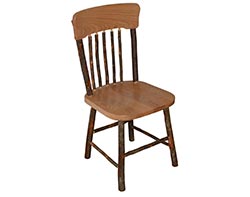 Hickory Panel Back Dining Chair