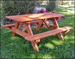 Kid's Wooden Picnic Tables