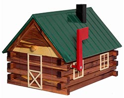 Red Cedar House Mailbox