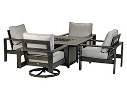 Aluminum 5 Pc. Deep Seating Group