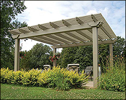 Aluminum Free Standing Vintage Classic Pergolas