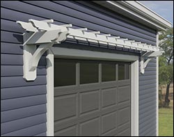 Vinyl Petite Eyebrow Pergolas