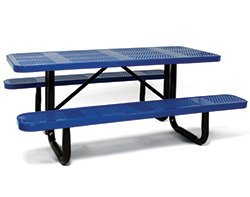 Standard Perforated Metal Picnic Table