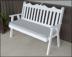 Southern Yellow Pine Royal English Garden Bench