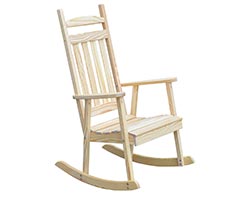 Southern Yellow Pine Classic Porch Rocker