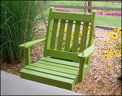 Southern Yellow Pine Traditional English Swing
