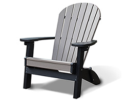 Poly Lumber Folding EZ Adirondack Chair