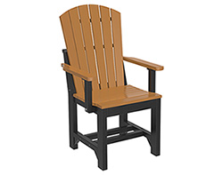 Poly Lumber Adirondack Arm Dining Chair