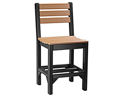 Poly Lumber Counter Chair