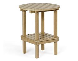 Poly Lumber Double Tier Accent Table