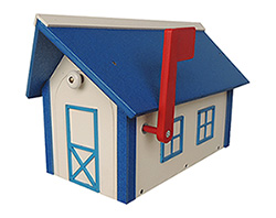 Custom Color Poly-Lumber Standard Mailbox